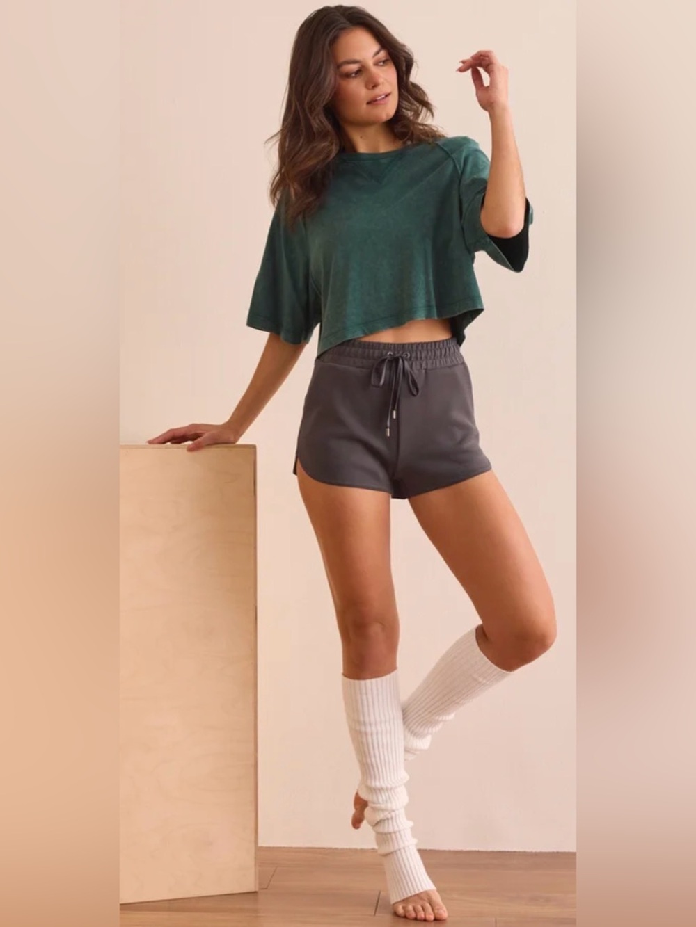 Altar’d State Gray Supersoft Lounge Shorts